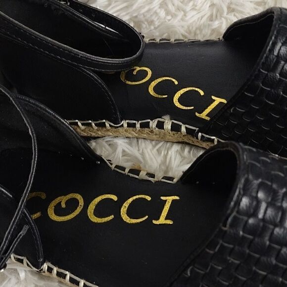 New in Box Ccocci Eden Black Sandals - Picture 6 of 7